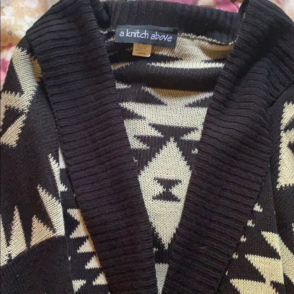 Cropped Sleeve Boutique Cardigan